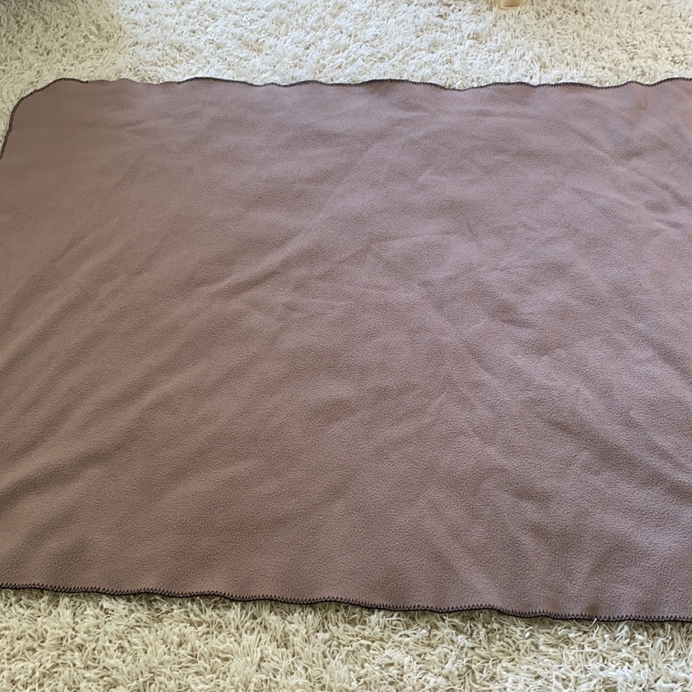 Soft brown Throw blanket